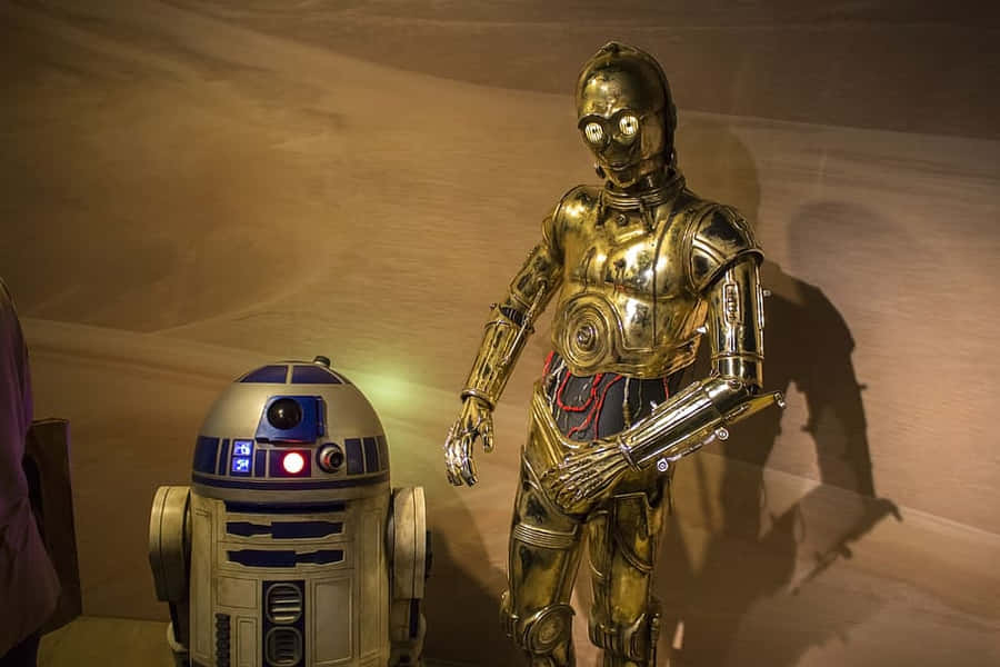 C-3po - The Iconic Protocol Droid From Star Wars Universe Wallpaper