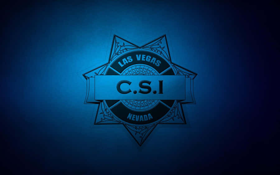 C S I Las Vegas Badge Design Wallpaper