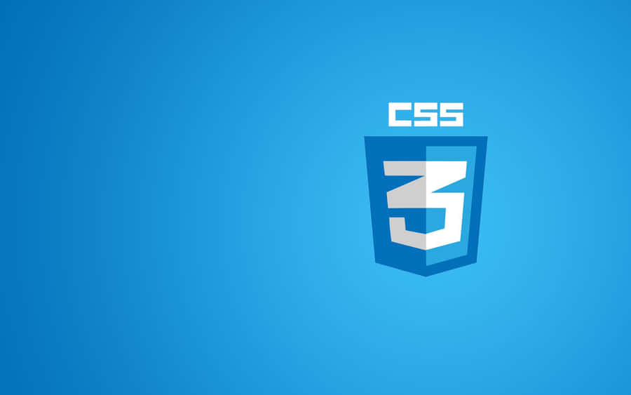 C S S3 Logo Blue Background Wallpaper