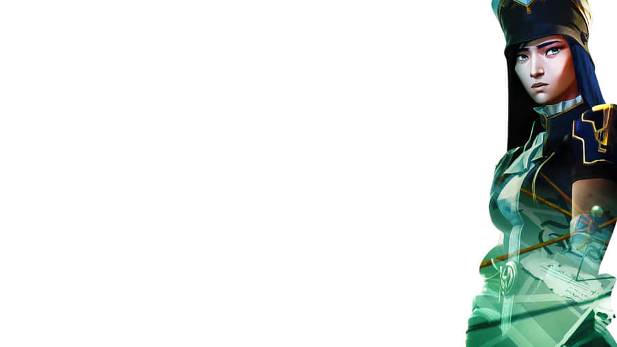 Caitlyn Arcane Character Art Wallpaper