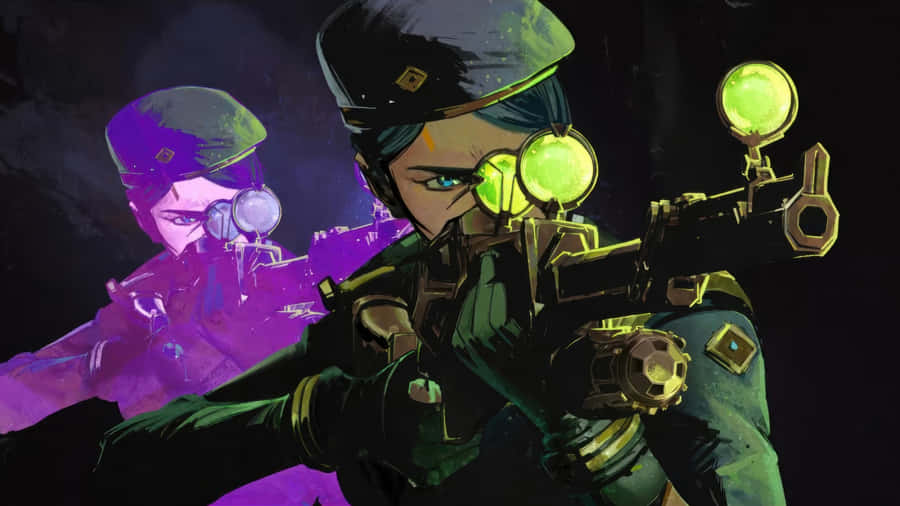 Caitlyn Arcane Sniper Focus Wallpaper