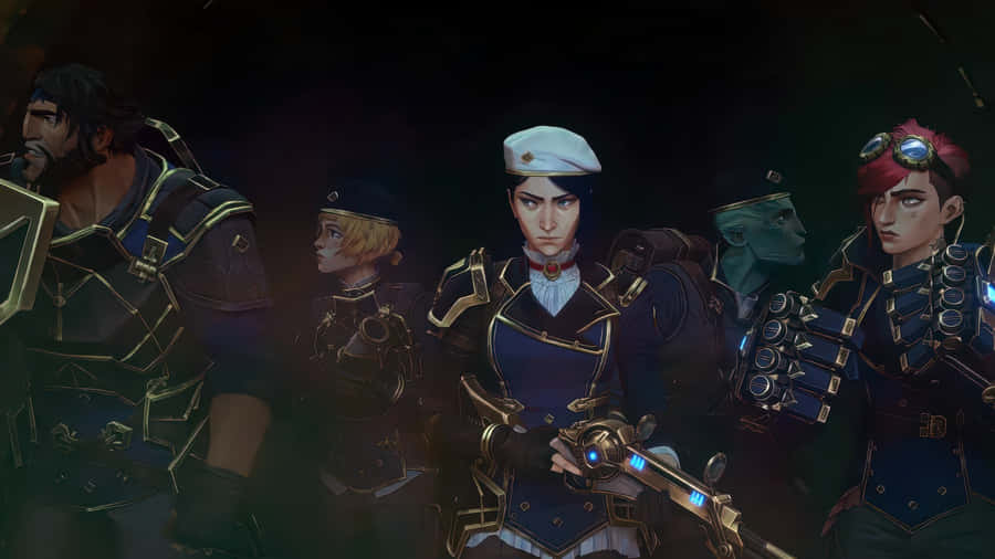 Caitlyn Arcane Team Assemble Wallpaper