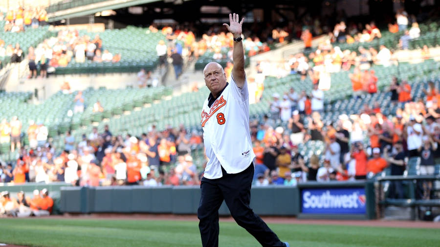 Cal Ripken Jr Waving To Fans Wallpaper