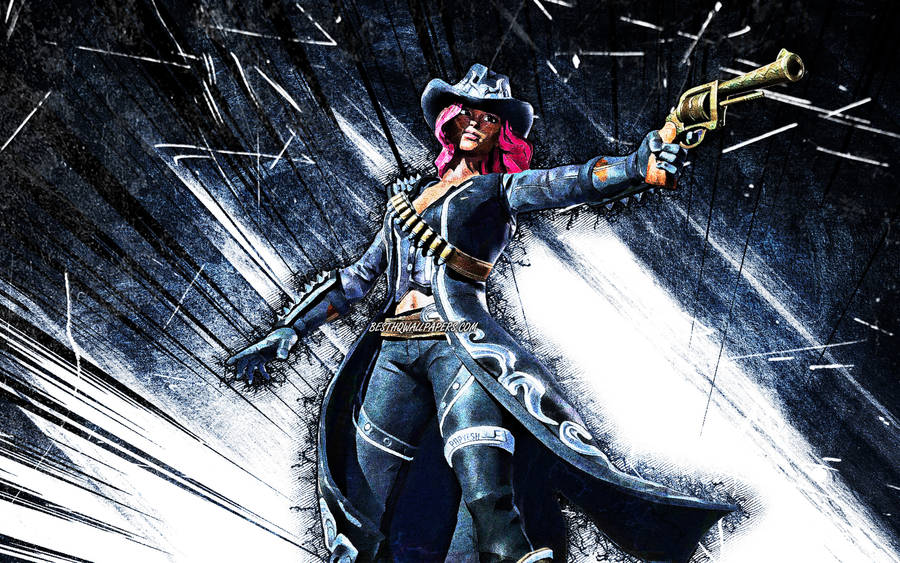 Calamity Fortnite Action Poster Wallpaper