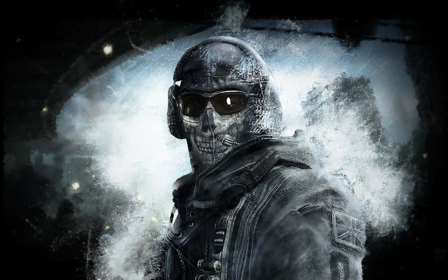 Call Of Duty Ghosts Action-packed Battle Scene Wallpaper