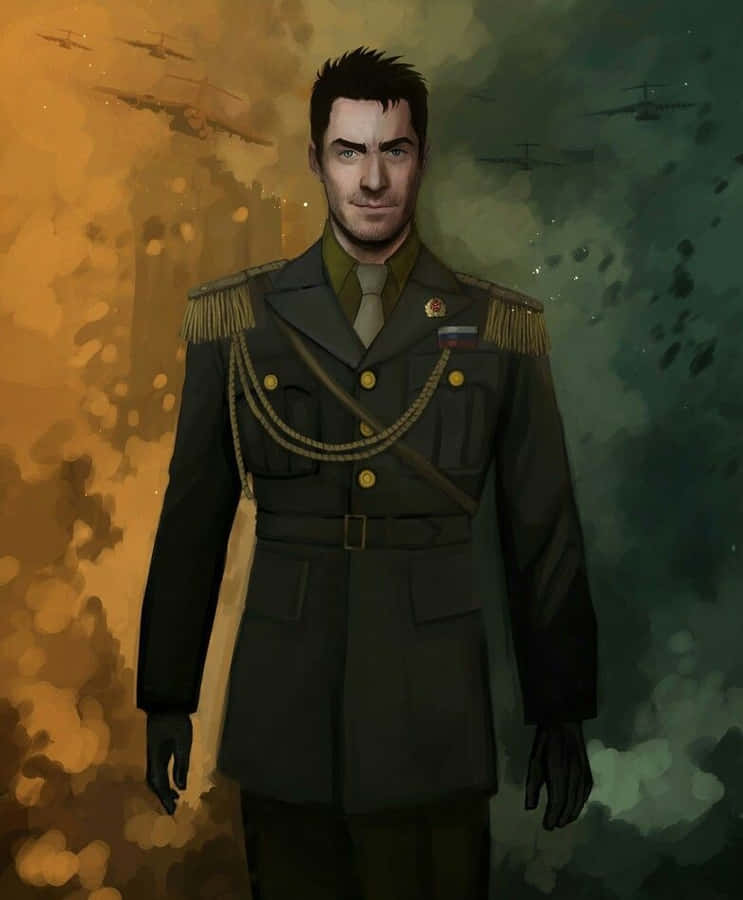 Call Of Duty's Iconic Antagonist, Vladimir Makarov, Prepared For Action Wallpaper