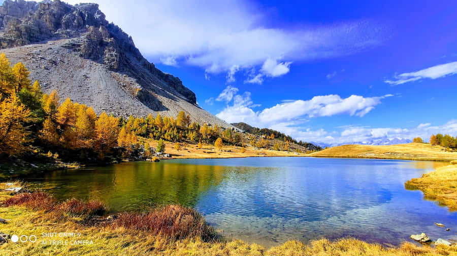 Calm Waters Teams Background Wallpaper