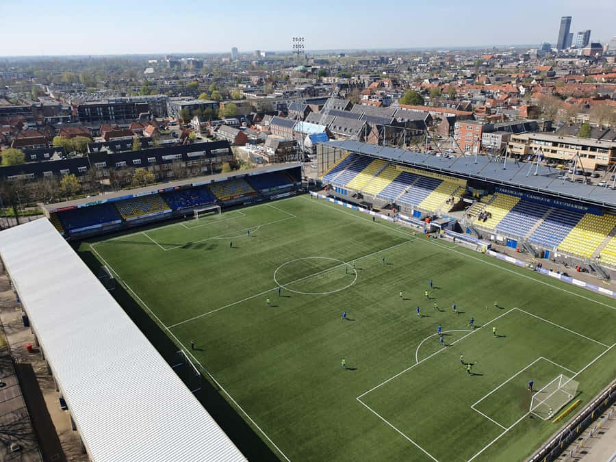 Cambuur Stadion Aerial View Wallpaper
