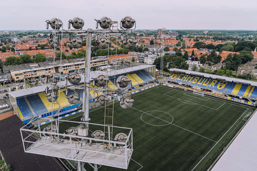 Cambuur Stadion Aerial View Wallpaper