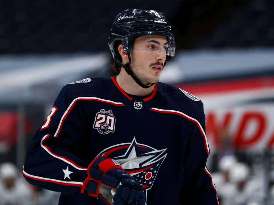 Camera Focus Zachary Werenski Wallpaper