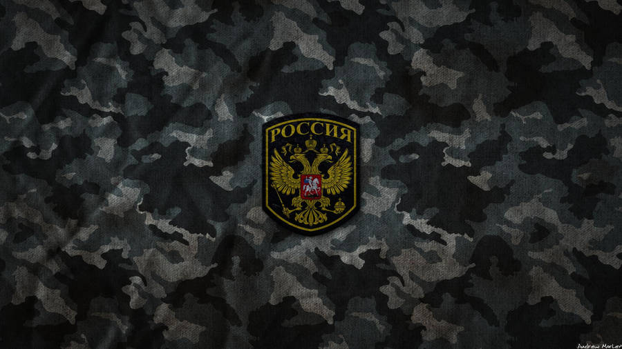 Camo Army Black Pattern Wallpaper