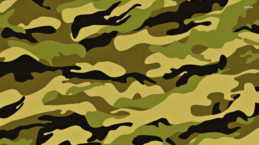 Camo Pattern In Lime Green Wallpaper