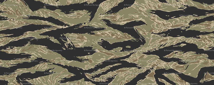 Camo Pattern Tiger Stripe Wallpaper