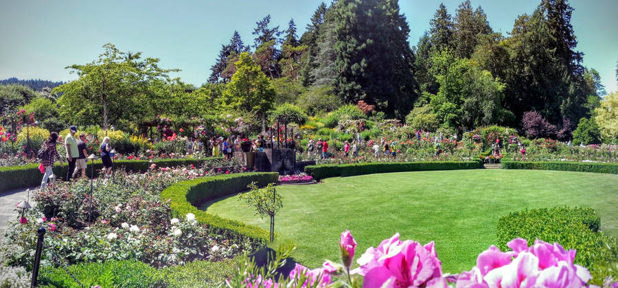 Canada's Butchart Gardens Wallpaper