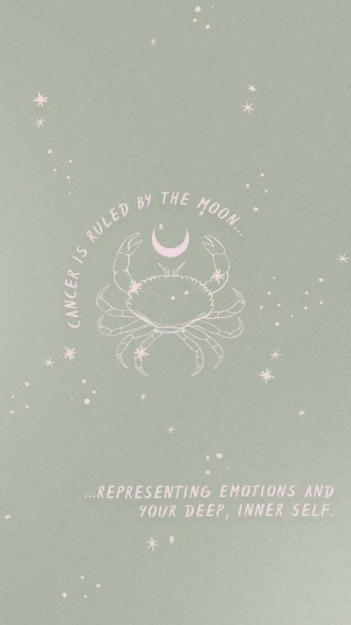 Cancer Zodiac Ruled By Moon Wallpaper