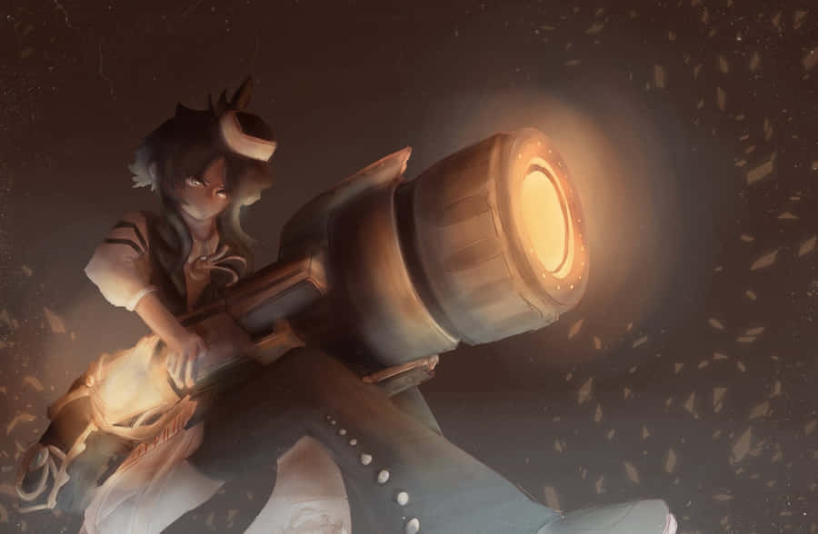 Cannon Firing Food Fantasy Character Wallpaper