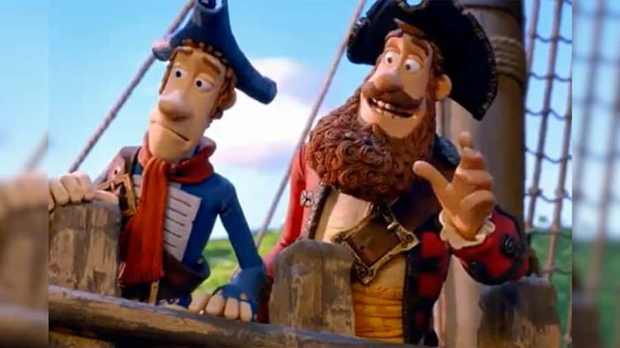 Captain And First Mate From The Pirates Band Of Misfits Wallpaper