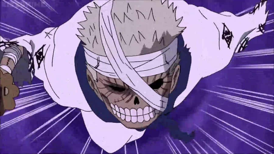 Captain Morgan And His Naval Command Enroute To Thriller Bark Wallpaper