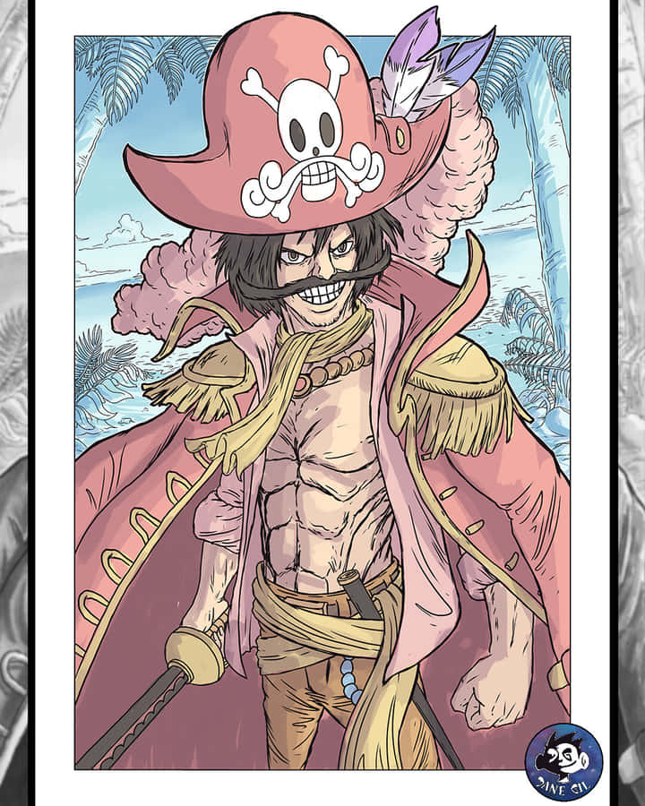 Captain Of The Pirate Crew: Leading His Mates Wallpaper