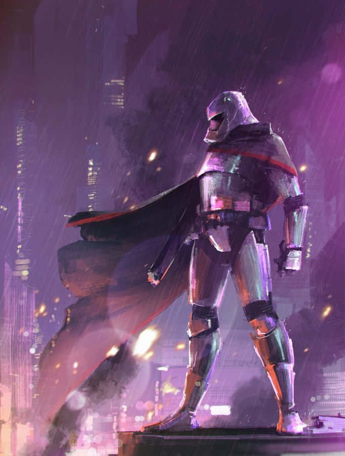 Captain Phasma In Battle Stance Wallpaper