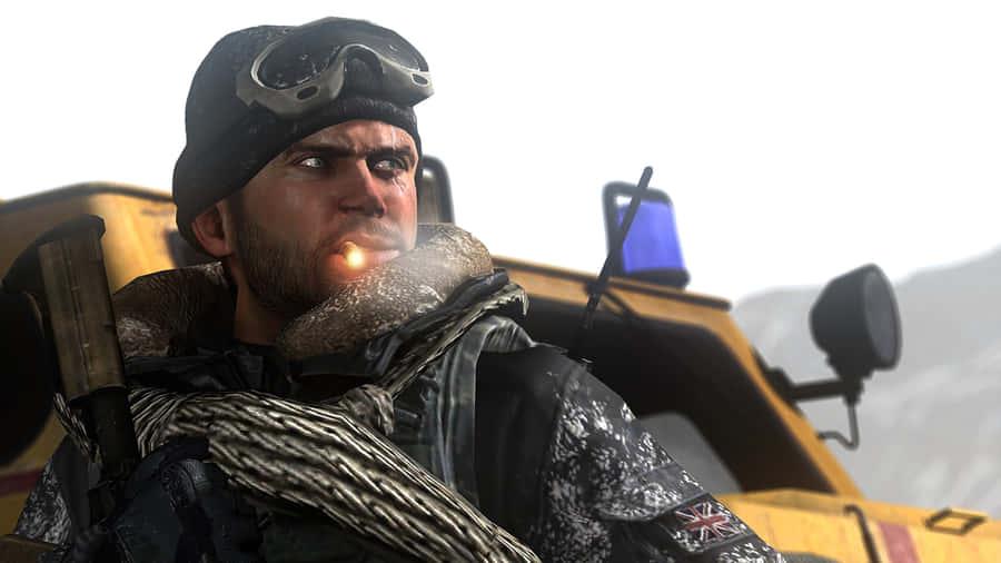 Captain Soap Mactavish In Action Wallpaper