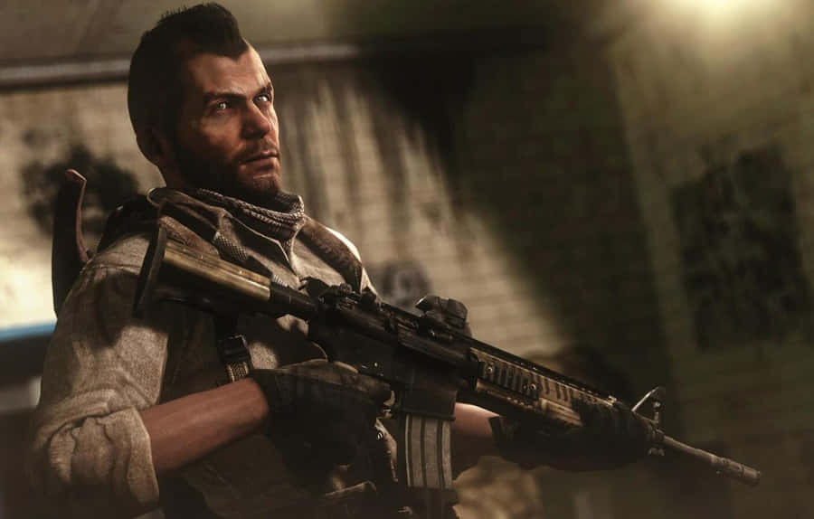 Captain Soap Mactavish In Action Wallpaper
