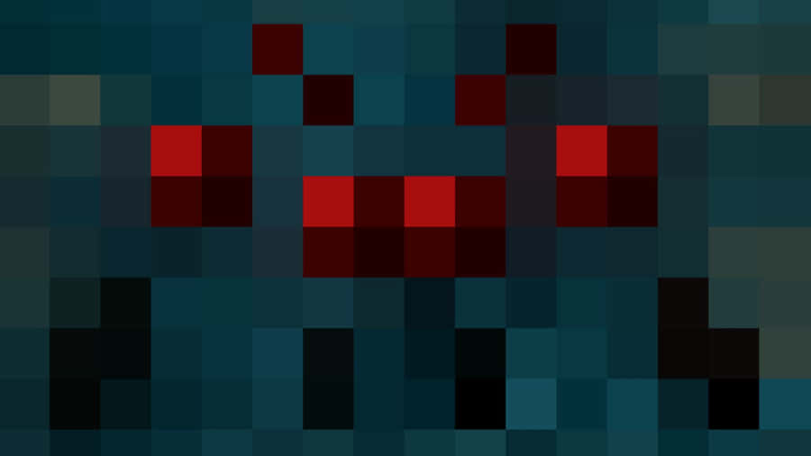 Caption: A Creepy Encounter With A Minecraft Spider Wallpaper