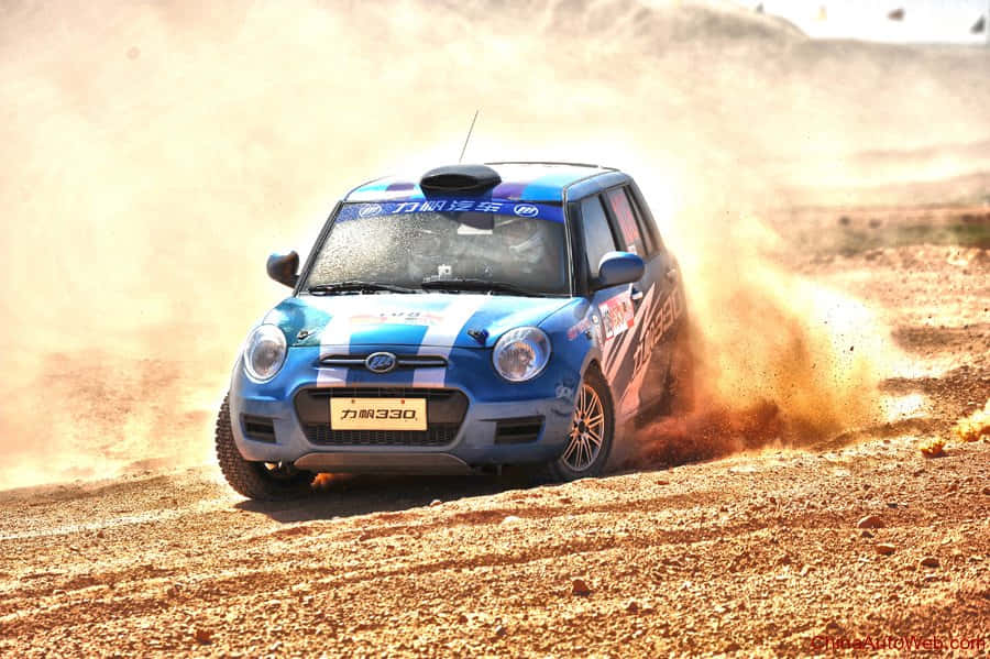 Caption: A Sleek Lifan 320 In Action Wallpaper