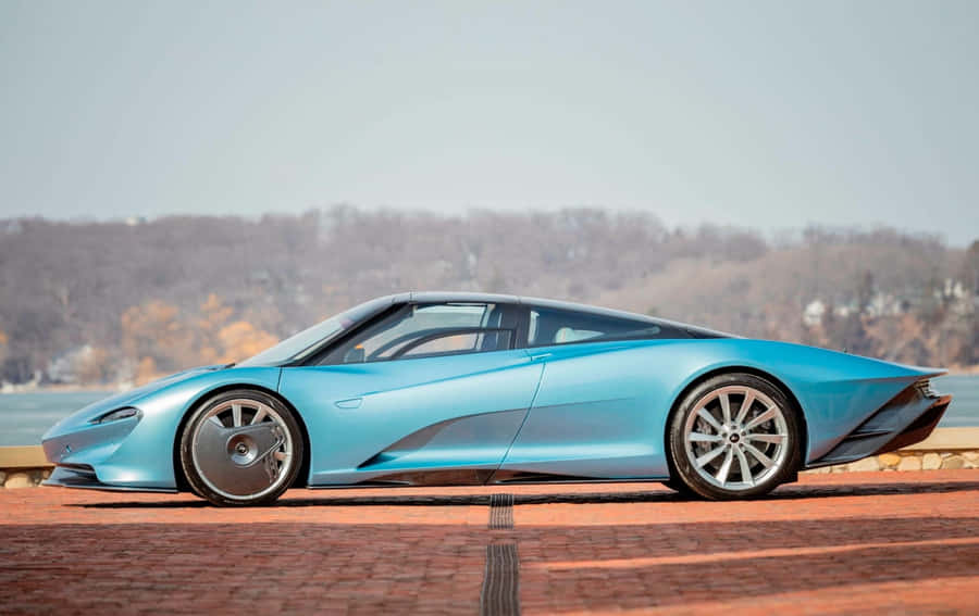 Caption: A Stunning Mclaren Speedtail Unleashing Its Power Wallpaper