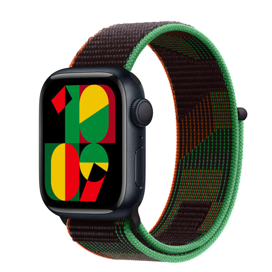 Caption: Adorable Apple Watch Face From Series 8 Wallpaper