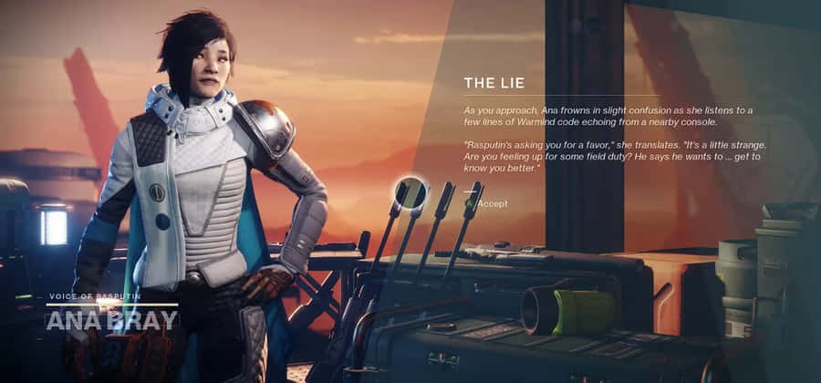 Caption: Ana Bray, Destiny 2's Lore Keeper Wallpaper