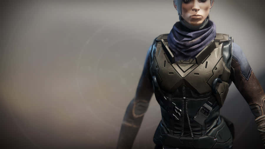 Caption: Ana Bray Pondering Mysterious Discoveries In Destiny 2 Wallpaper