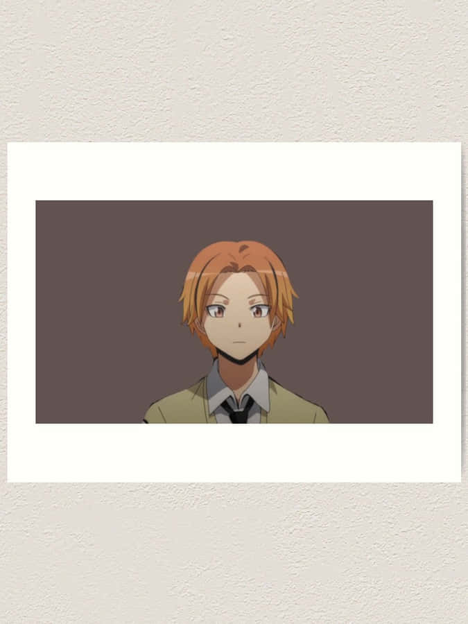 Caption: Anime Character Hiroto Maehara In Action Wallpaper