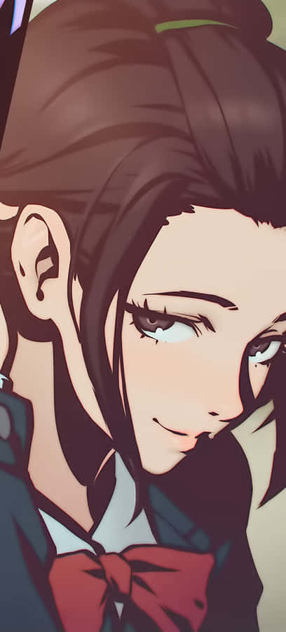 Caption: Anime Character - Parasyte's Satomi Murano Wallpaper