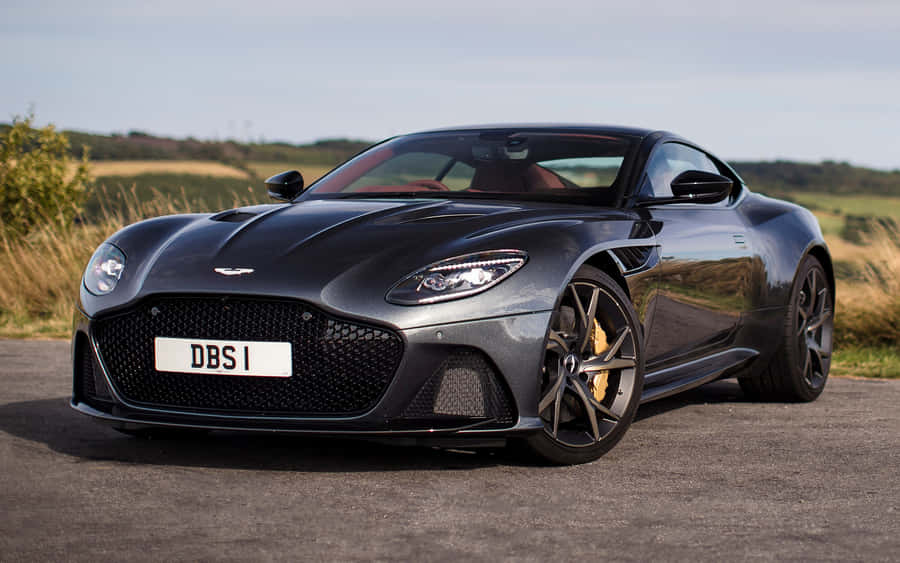Caption: Aston Martin Dbs Superleggera - A Perfect Blend Of Power And Elegance Wallpaper