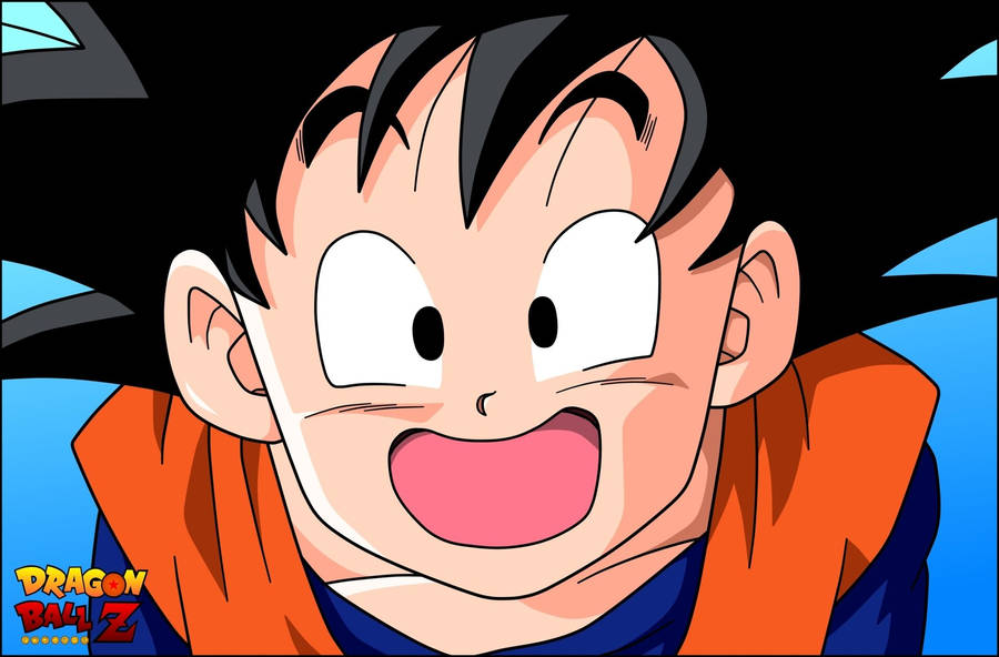 Caption: Astonished Goten From Dragon Ball Z Wallpaper