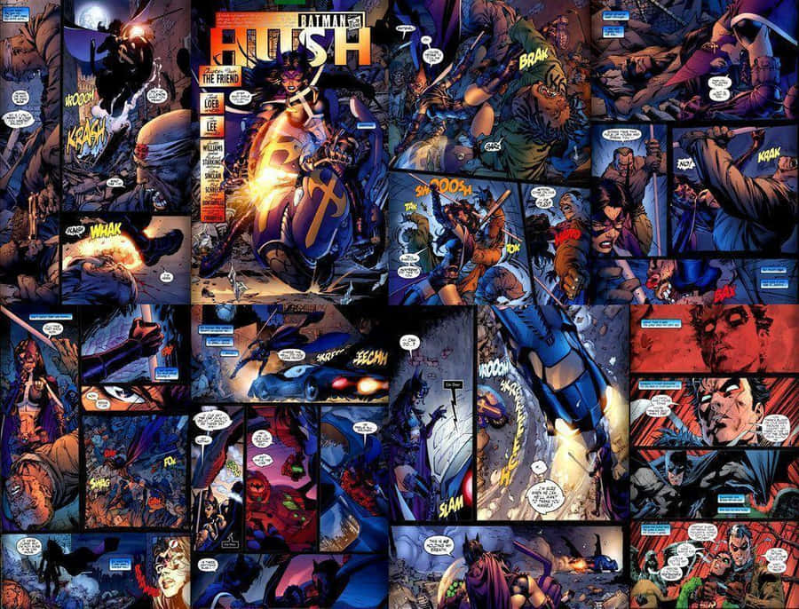 Caption: Batman And Red Hood Face Off Wallpaper