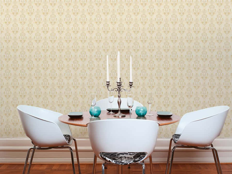 Caption: Bronze Candleholder Reflecting Classical Elegance Wallpaper