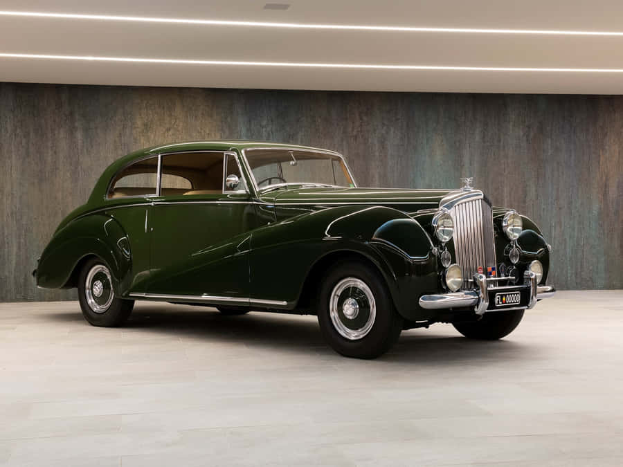 Caption: Classic Bentley Mark Vi In All Its Glory Wallpaper