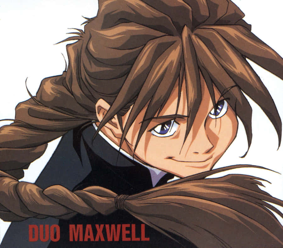 Caption: Duo Maxwell In Action Wallpaper