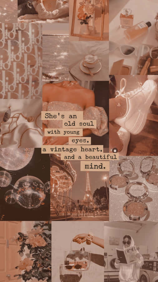 Caption: Embrace The 90's Vibes With Vintage Retro Aesthetics Wallpaper