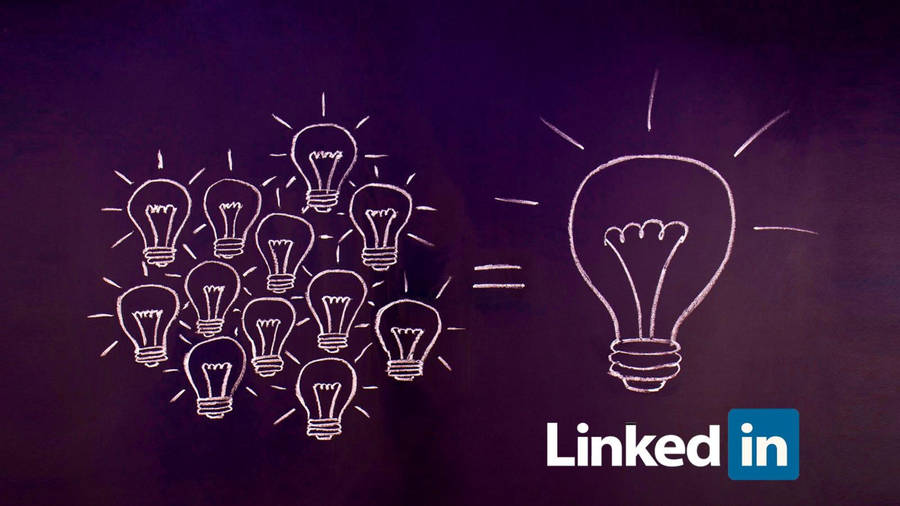 Caption: Empower Your Professional Journey With Linkedin Wallpaper