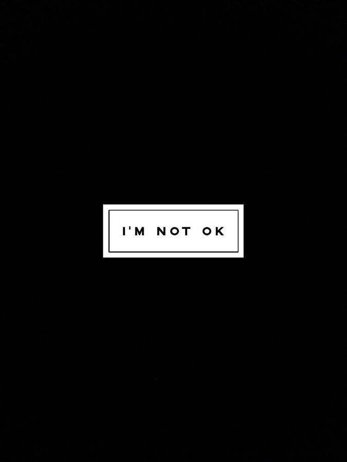 Caption: Expressing Emotions On A Black Backdrop Wallpaper