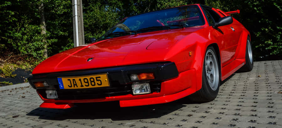 Caption: Exquisite Lamborghini Jalpa In Full Glory Wallpaper