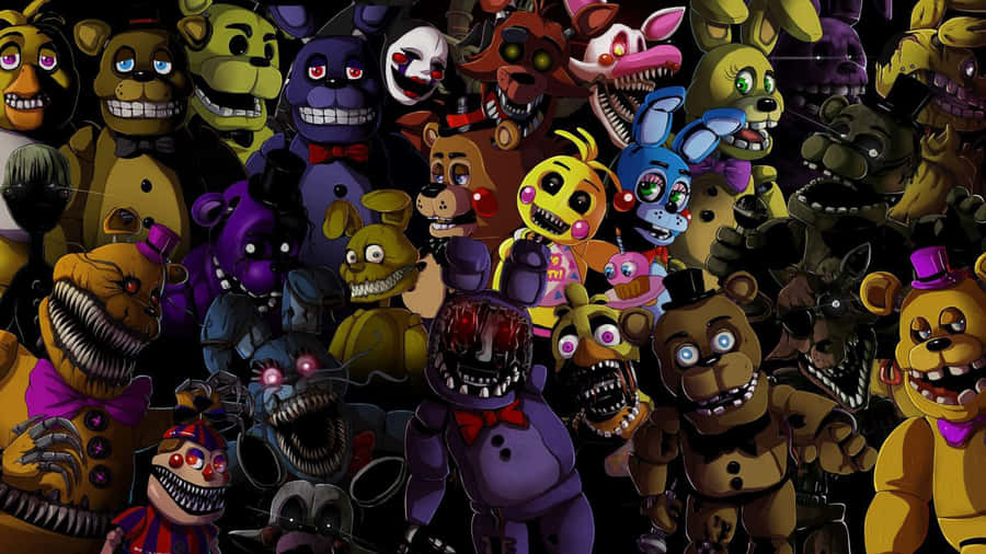 Caption: Fazbear Frights: The Haunted Pizzeria Wallpaper