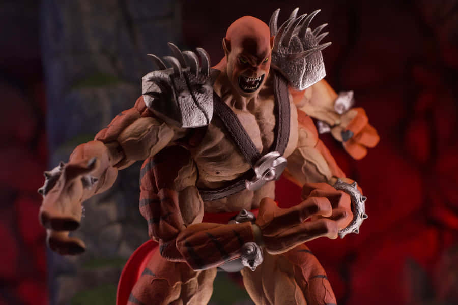 Caption: Fearsome Kintaro, Mortal Kombat's Four-armed Warrior Wallpaper