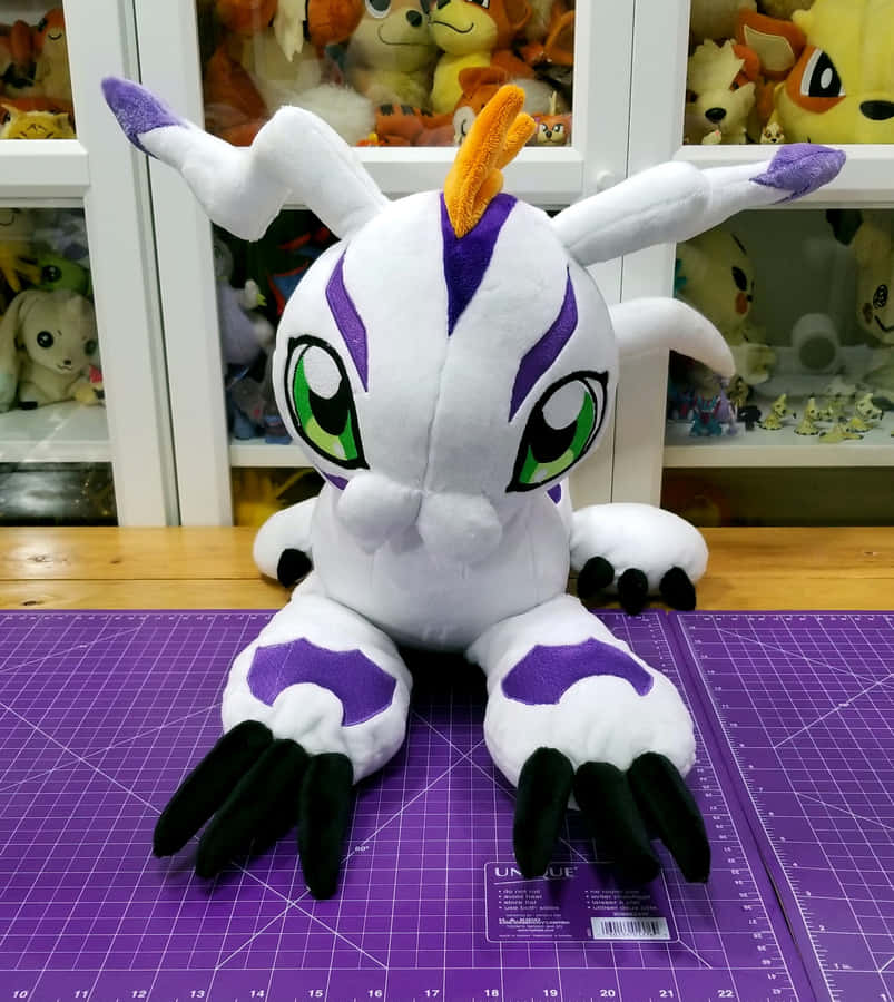 Caption: Gomamon Playing Around In A Bubbly Ambiance. Wallpaper