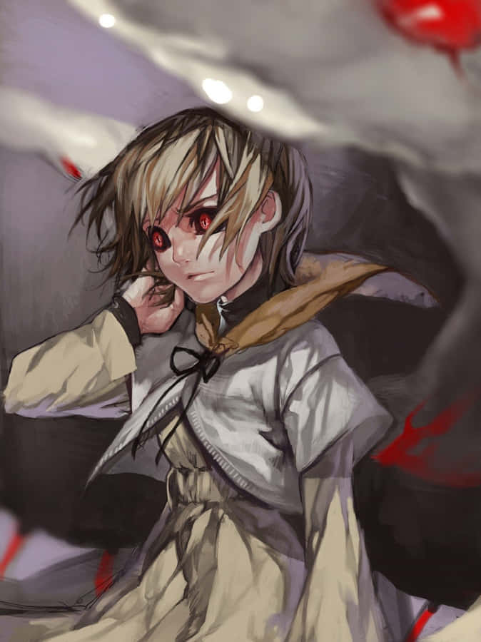 Caption: Hinami Fueguchi - A Glimpse Of Innocence In A Dark World Wallpaper