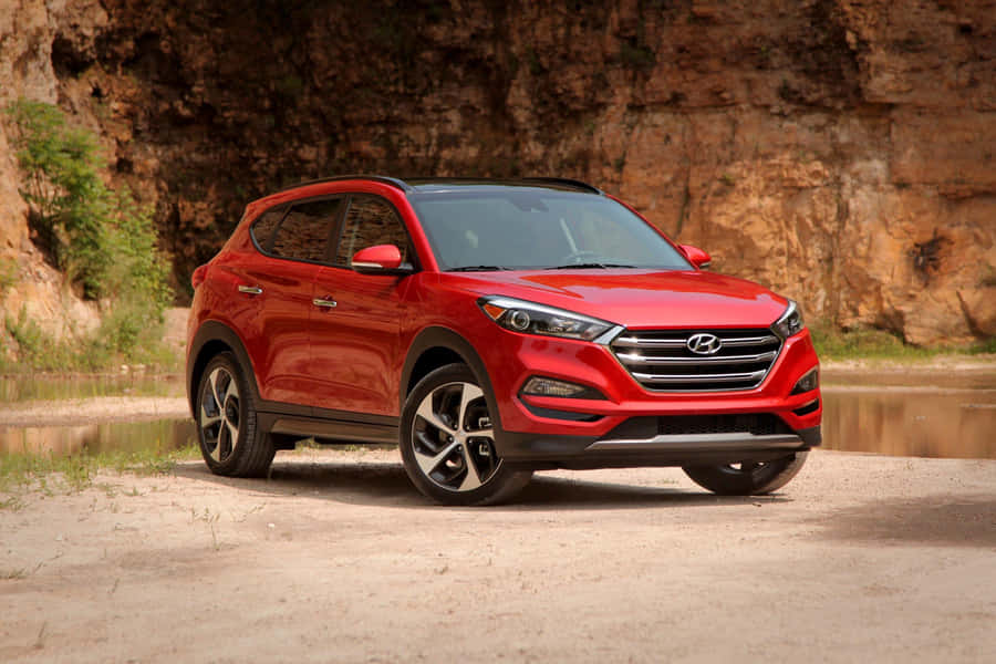 Caption: Hyundai Tucson - Sleek Design Meets Powerful Performance Wallpaper