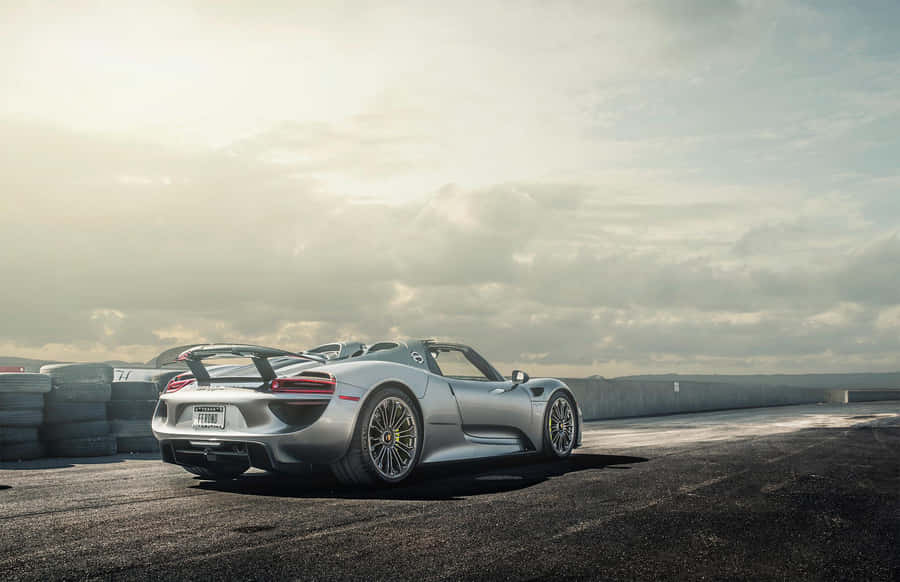 Caption: Ignite Your Speed - Porsche 918 Spyder Wallpaper